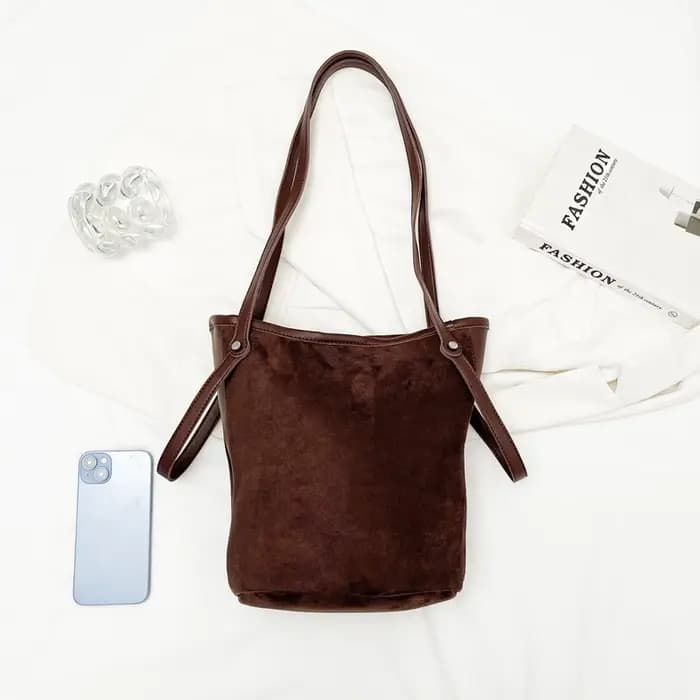 Sac à bandoulière en Faux daim pour femmes