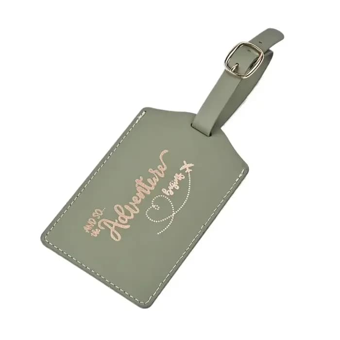 Mode PU lettre modèle mignon étiquette de bagage hommes femmes valise nom