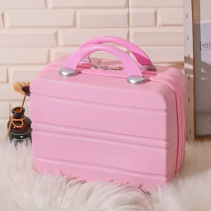 Nouveau style valise bagages chauds étui à cosmétiques 14 "vintage petite boîte de rangement sac de maquillage Mini cérémonie à main boîte-cadeau en gros