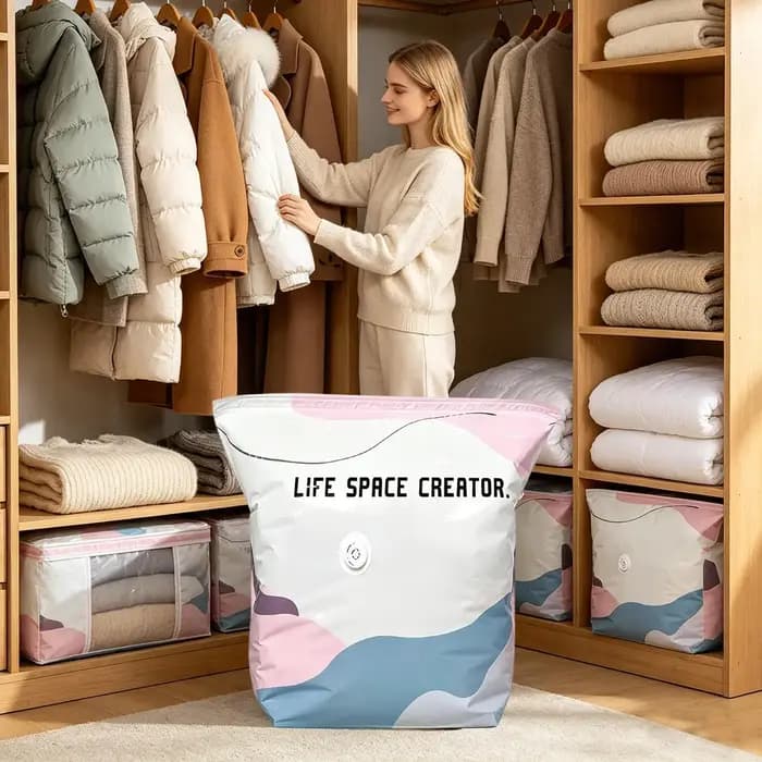 Sac de compression sous vide épaissi