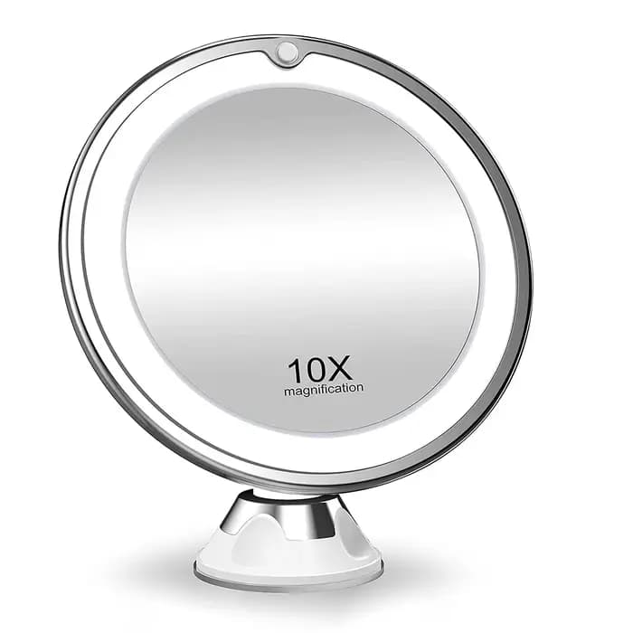 Miroir de maquillage avec lumière de remplissage LED