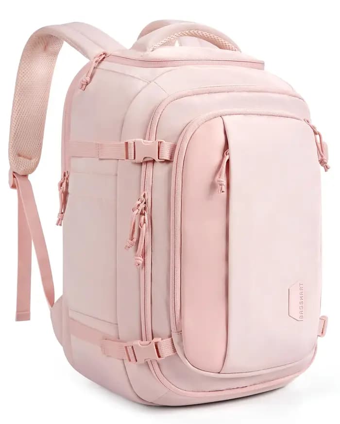 BAGSMART Sac à dos de voyage léger 30L approuvé pour le vol pour hommes et femmes Sac