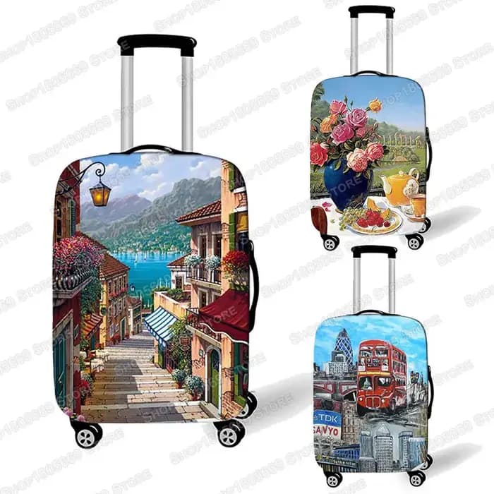 Couvre-bagages tour Eiffel pour voyage