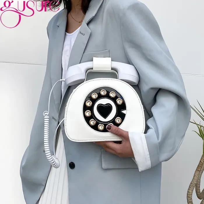 Gusure-Sacs à main en forme de téléphone pour femmes