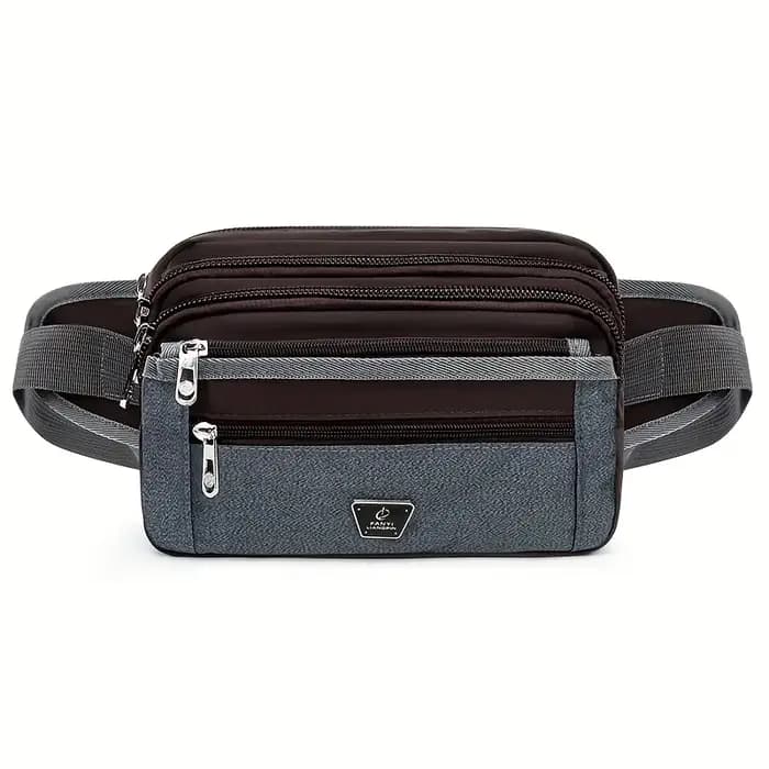 Sac banane multi-couches tendance pour homme