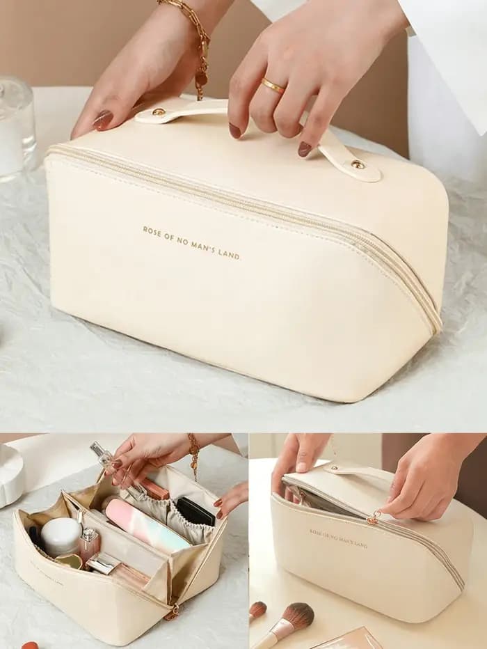 Grand sac à cosmétiques de voyage pour femmes