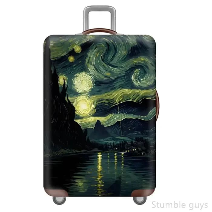 Housse de protection élastique pour bagages, anti-poussière, lavable, anti-rayures, durable, accesso
