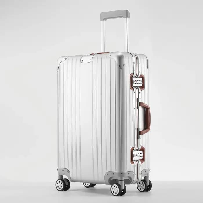 Valise en alliage d'aluminium et de magnésium avec serrure douanière