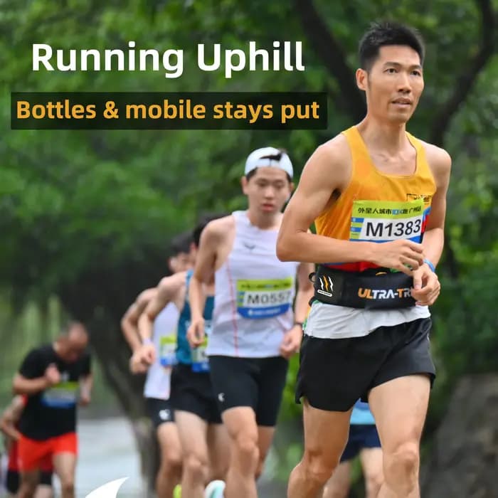 TRI hydratation Trail course taille sac hommes femmes sans rebond élastique Invisible Jogging gymnase support pour