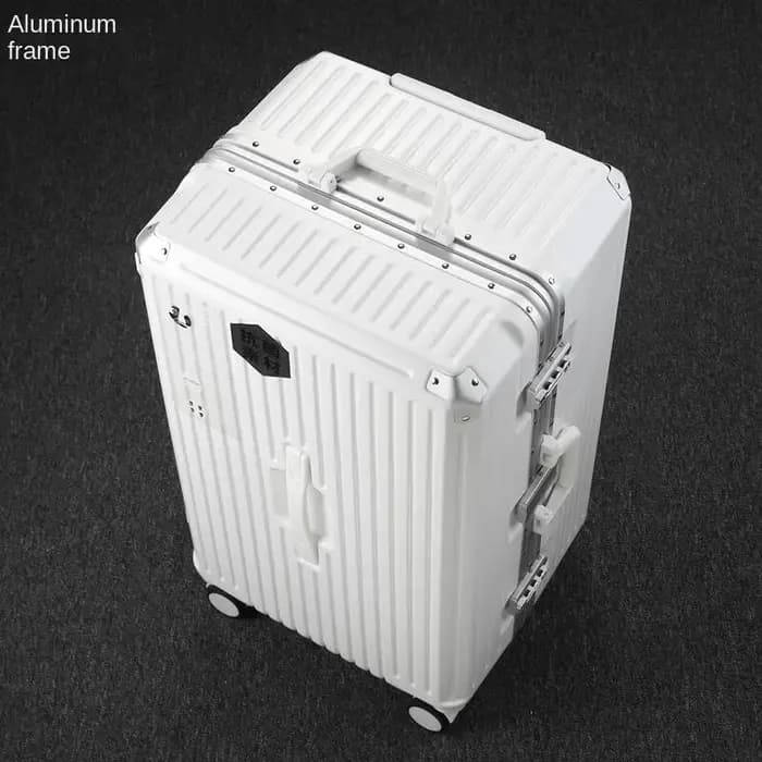 Valise de grande taille avec cinq roues et frein, bagage à roulettes de 30 pouces en matériau PC, valise de cabine avec serrure TSA, 22/26/34 pouces