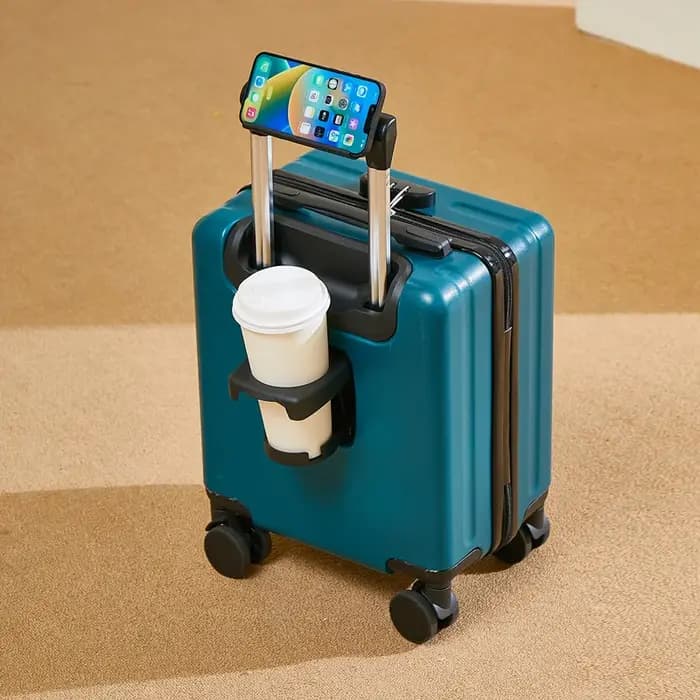 Valises De Voyage aériennes sur roulettes avec porte-gobelet
