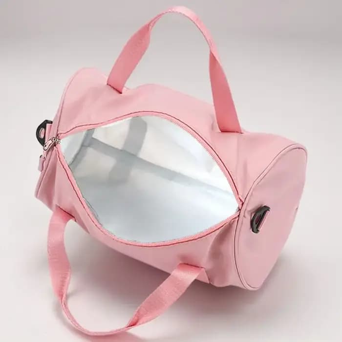 Nouveau Mini sac de sport grande capacité sacs à bandoulière imperméables léger couleur unie sac de Yoga pour les femmes
