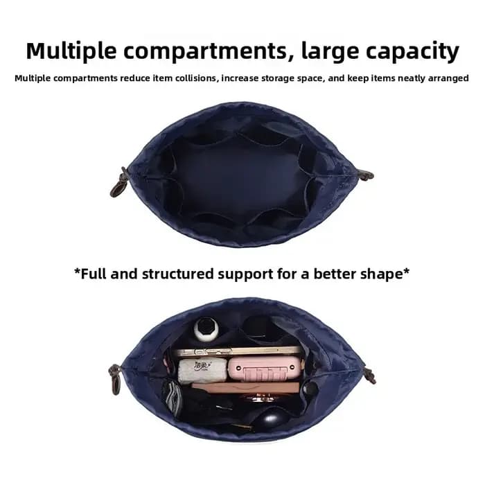 Sac seau imperméable avec monogramme et doublure intérieure en papier DuPont