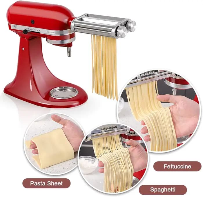 Accessoire pour machine à pâtes 3-en-1 pour batteurs sur socle KitchenAid