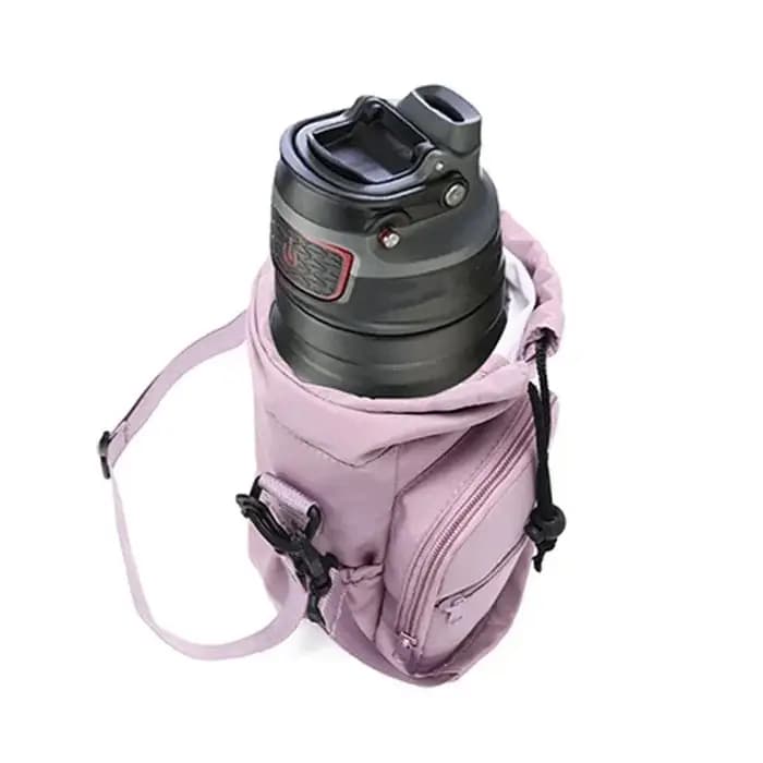 Sac de bouteille d'eau Portable avec sangle réglable