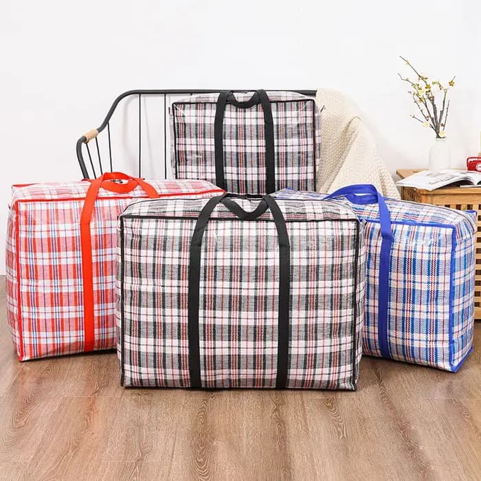 Sac tissé pliable de grande capacité pour maison mobile