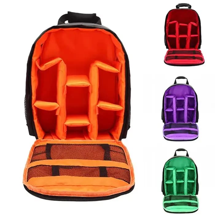 Sac à dos multifonctionnel pour appareil photo d'extérieur