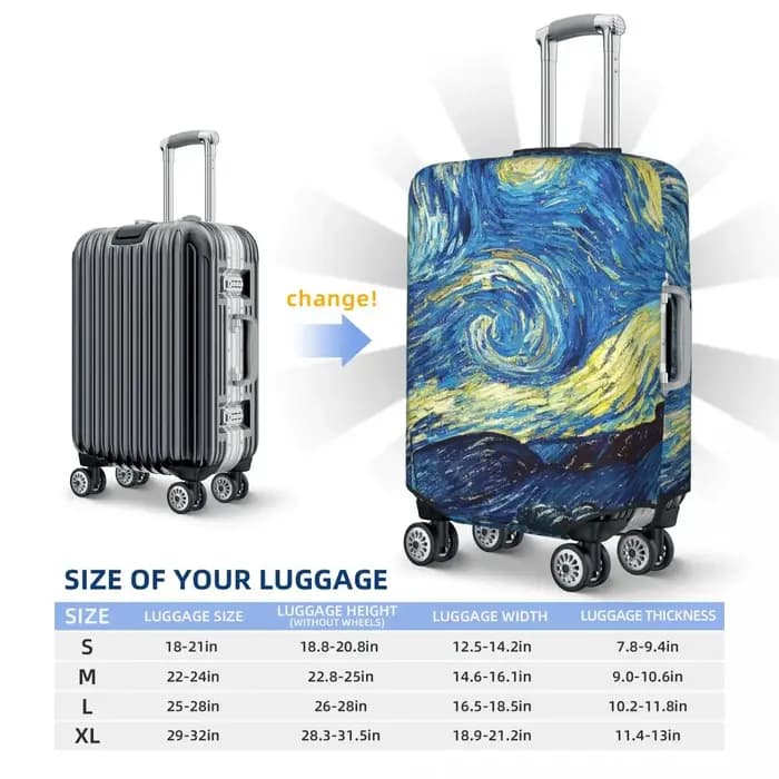 Juste de valise Van Gogh Starry Night