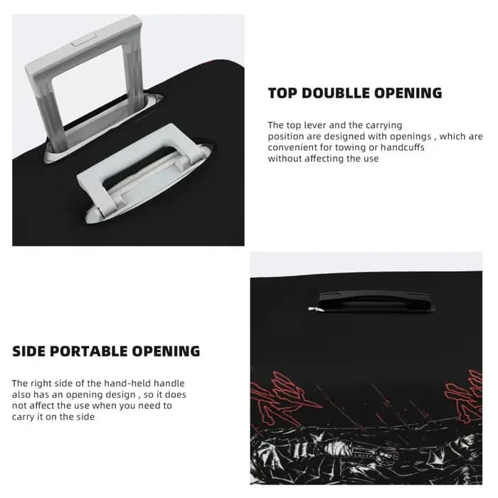 Housse de protection personnalisée pour bagages B-Berserks
