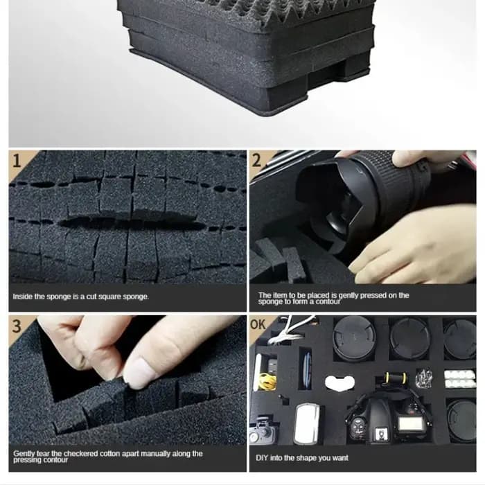 Valise Portable en Plastique Épais PP