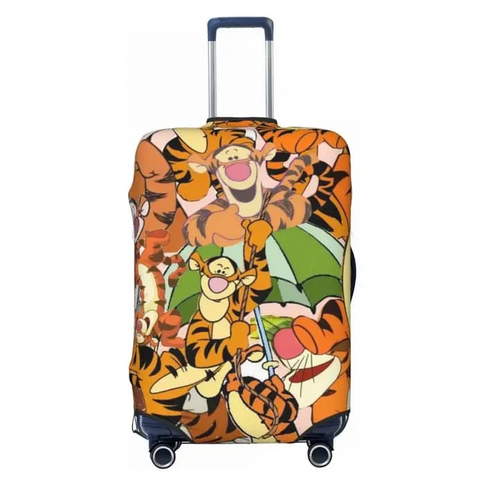 Housse de protection élastique pour valise de voyage, motif dessin animé T-Tigger Pooh, personnalisé