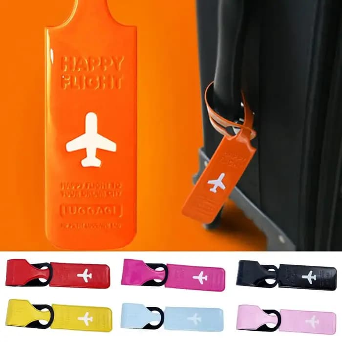Étiquettes de bagage de voyage couverture valise ID porte-étiquette