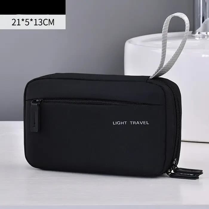 Trousse de toilette de voyage 3 en 1 pour hommes, organisateur de toilette Oxford, Kit Dopp, trousse