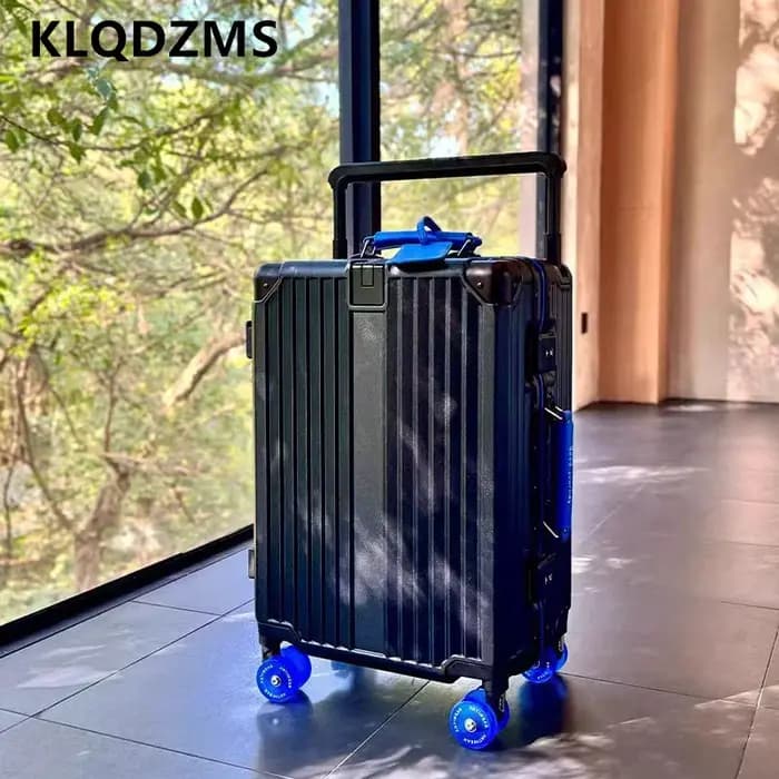 KLQDZMS bagages 20 "24" 26 "28" 30 pouces grande capacité boîtier de chariot femmes ABS + PC boîte d'embarquement valise à roulettes universelle pour hommes