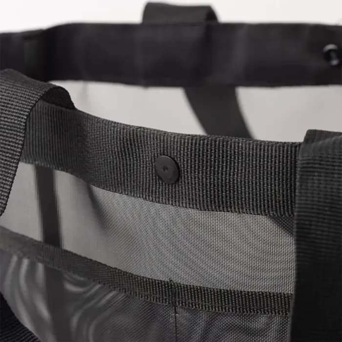 Sac à main en gaze de couleur unie