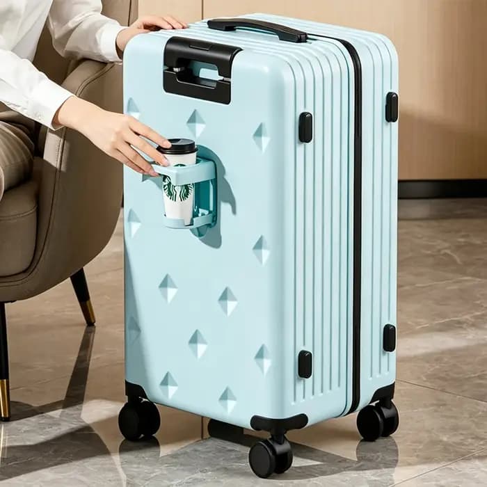 Valise de voyage 32 pouces grande capacité en PC renforcé