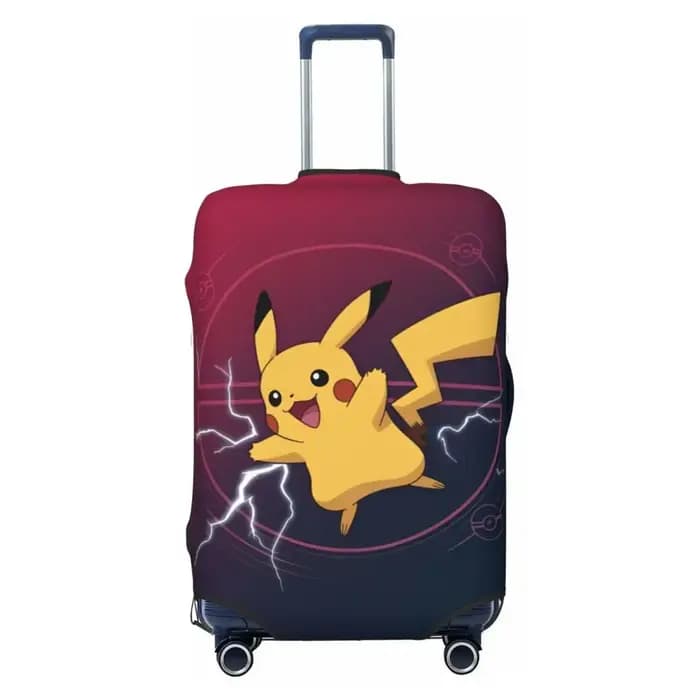 Housse de valise élastique durable avec imprimé P-Pikachizer pour bagages de 18 à 32 pouces