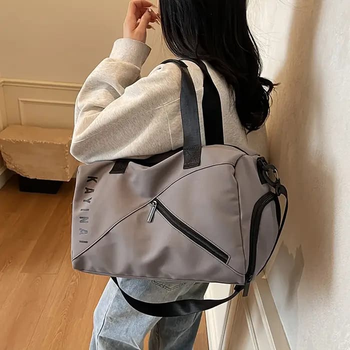 Sac de sport unisexe grande capacité avec compartiment à chaussures