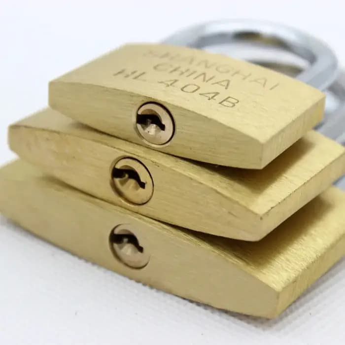 Cadenas en cuivre petites serrures pour casier à bagages matériel d'amélioration de l'habitat 20mm 25mm 30mm 40mm 50mm comprend 3 clés