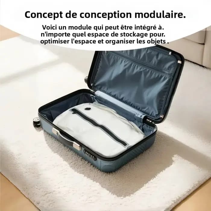 Sacs de rangement sous vide de voyage avec pompe à air