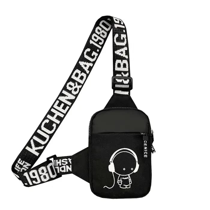 Sac à bandoulière pour hommes INS tendance imperméable petit sac messager carré sacs