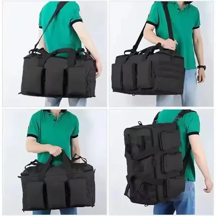 55L bagages sac polochon randonnée sacs de voyage tactique Camping sac à dos en plein air épaule sac à dos grand