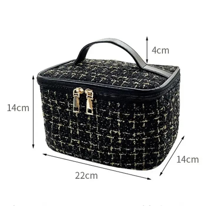 2025 nouveau sac pour femmes tricoté Style sac de maquillage Portable