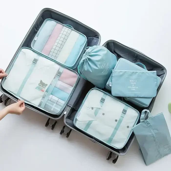 Sac de Voyage en Poudre pour Bagages, Couverture, Chaussures, Organisateurs, Valise, Cubes d'Emballa