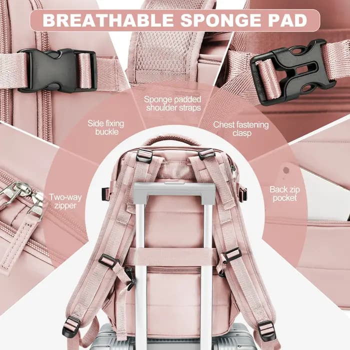Sac à dos pour femme, sac à dos pour cabine d'avion