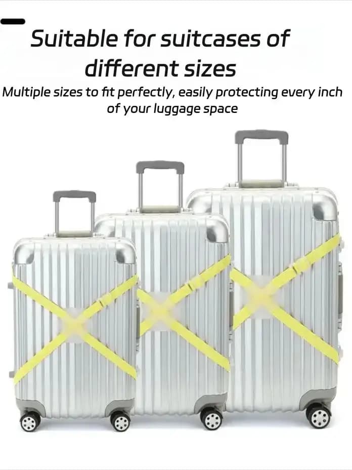 SCANDIHOME sangle de bagage de voyage ceintures de valise réglables bagages croisés