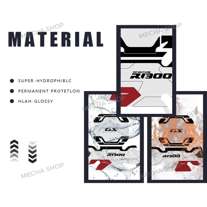 Autocollants de valise de boîte latérale de boîte supérieure pour R1300GSA R 1300 GS ADV 2025 R1300GS Adventure, sacoches de bagages en aluminium
