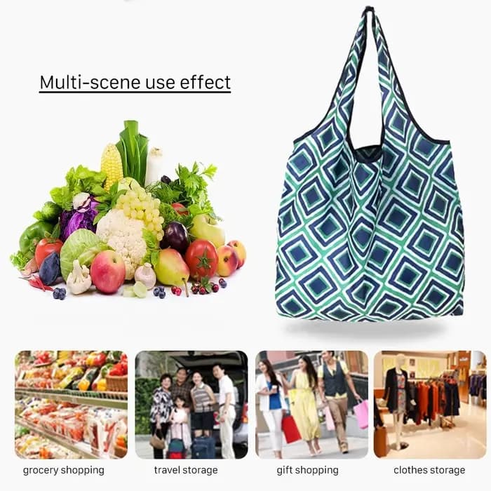Sac à provisions pliable réutilisable