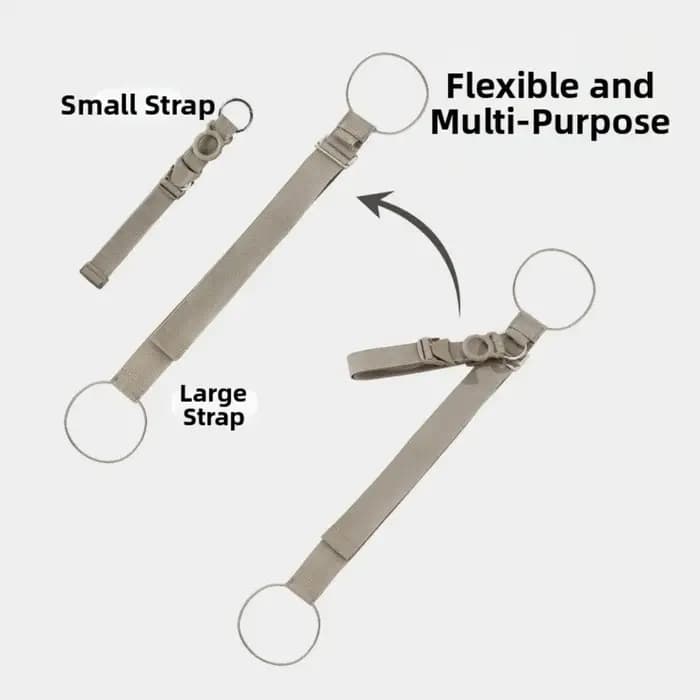 Sangle de bagage élastique réglable facilement avec crochet