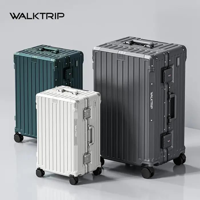 Valise à grande capacité renforcée avec cadre en aluminium de 37 cm