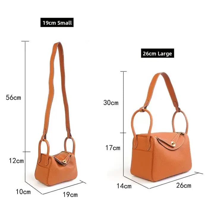 Mini sac bandoulière en cuir de vachette superposé pour femme