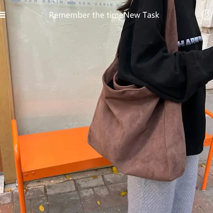 Sac fourre-tout en Faux daim pour femmes