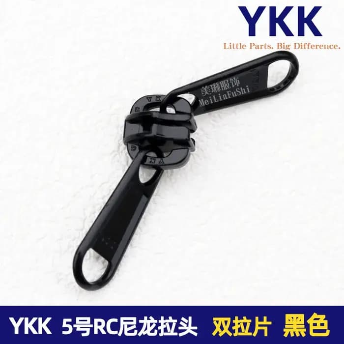 30 pièces – Curseurs à double languette YKK – Fabricant Spot – Réf. 5