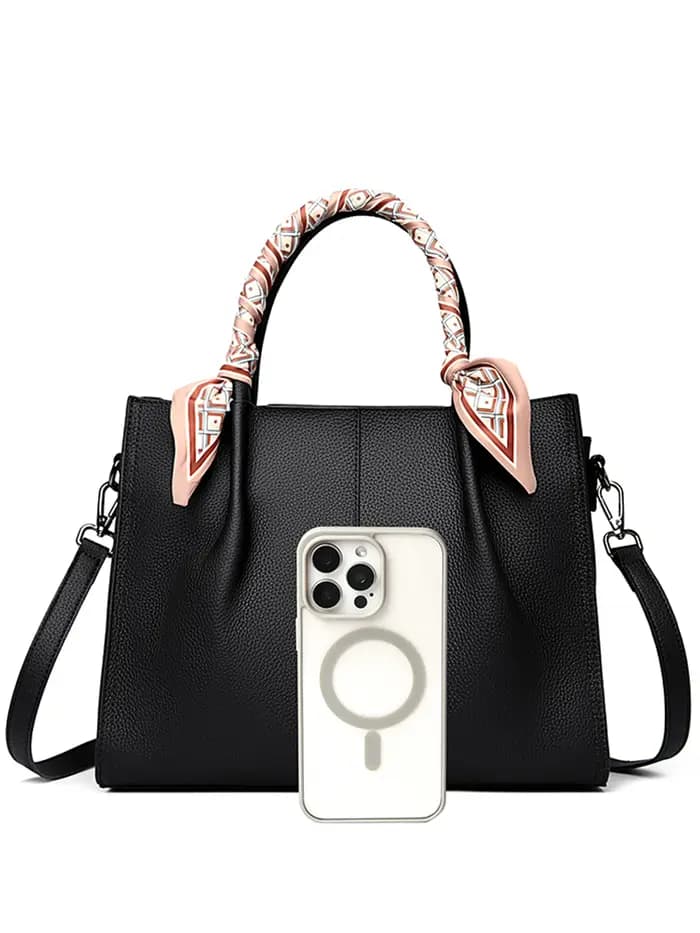 Sac à main pour femme, grand sac fourre-tout en cuir véritable