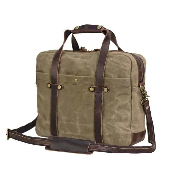 Sac fourre-tout en toile imperméable pour hommes