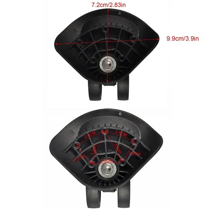 Roue à bagages valise roues de remplacement